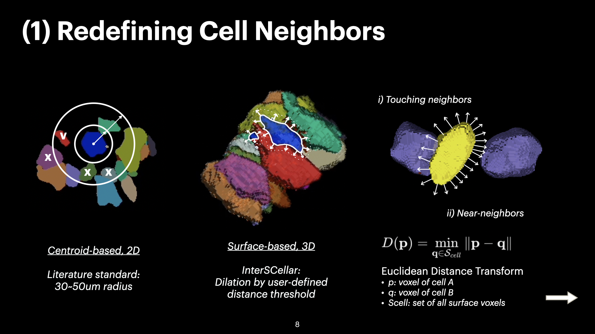 3D Spatial Analysis of Cell-Cell Interactions in Tumor-Immune Microenvironments — slide 8