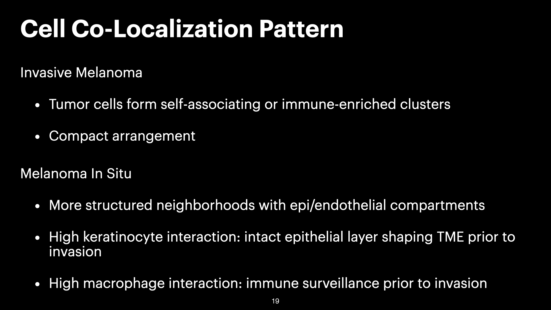 3D Spatial Analysis of Cell-Cell Interactions in Tumor-Immune Microenvironments — slide 19
