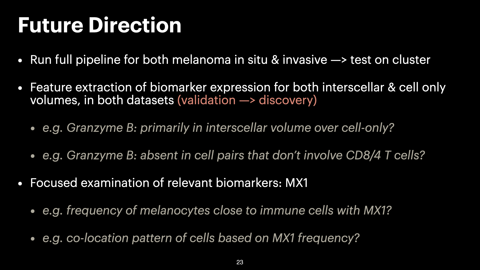 3D Spatial Analysis of Cell-Cell Interactions in Tumor-Immune Microenvironments — slide 23